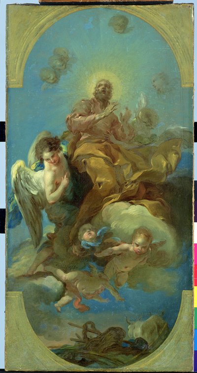 The Declaration of St. Isidor by Carle van Loo